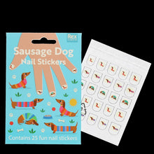 Load image into Gallery viewer, Sausage Dog Nail Stickers
