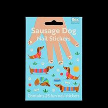 Load image into Gallery viewer, Sausage Dog Nail Stickers