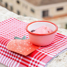 Load image into Gallery viewer, Stawberry Enamel Bowl - 10cm by Talking Tables