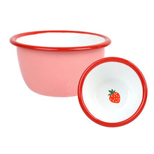 Load image into Gallery viewer, Stawberry Enamel Bowl - 10cm by Talking Tables