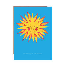 Load image into Gallery viewer, Sunshine Birthday Card by Hutch Cassidy