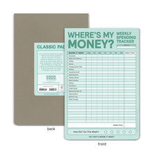 Load image into Gallery viewer, Weekly Money Tracker Pad by Knock Knock