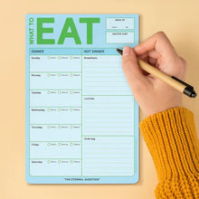 Load image into Gallery viewer, What to Eat Pad with Magnet by Knock Knock