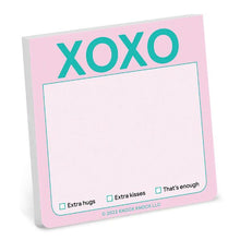 Load image into Gallery viewer, XOXO Sticky Note by Knock Knock