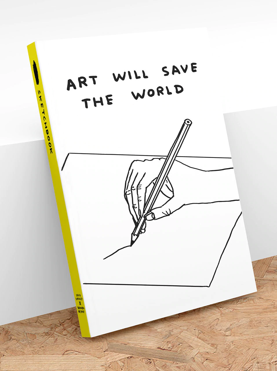 David Shrigley - Art Will Save the World Sketchbook - Gazebogifts
