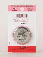 Load image into Gallery viewer, Classic Cherry Lip S**t by Blue Q | £7.50. All natural, vitamin E fortified lip balm. The lip balm is contained within a round metal tin with a sticker on the front depicting sweet fox meditating with the words “Lip Shit”.