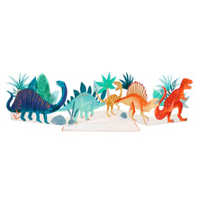 Load image into Gallery viewer, Meri Meri Dinosaurs Concertina Happy Birthday Card
