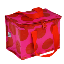 Load image into Gallery viewer, Red On Pink Spotlight Lunch Bag by Rex London

