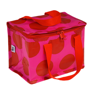 Red On Pink Spotlight Lunch Bag by Rex London