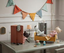 Load image into Gallery viewer, Maileg - Wooden Bed Mini - Yellow