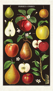 Apples & Pears Vintage Tea Towel