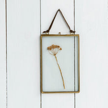 Load image into Gallery viewer, Portrait Hanging Brass Frame 15 x 10cm
