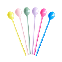 Load image into Gallery viewer, Rice DK - Melamine Latte Spoon, Set of Six - Flower Me Happy
