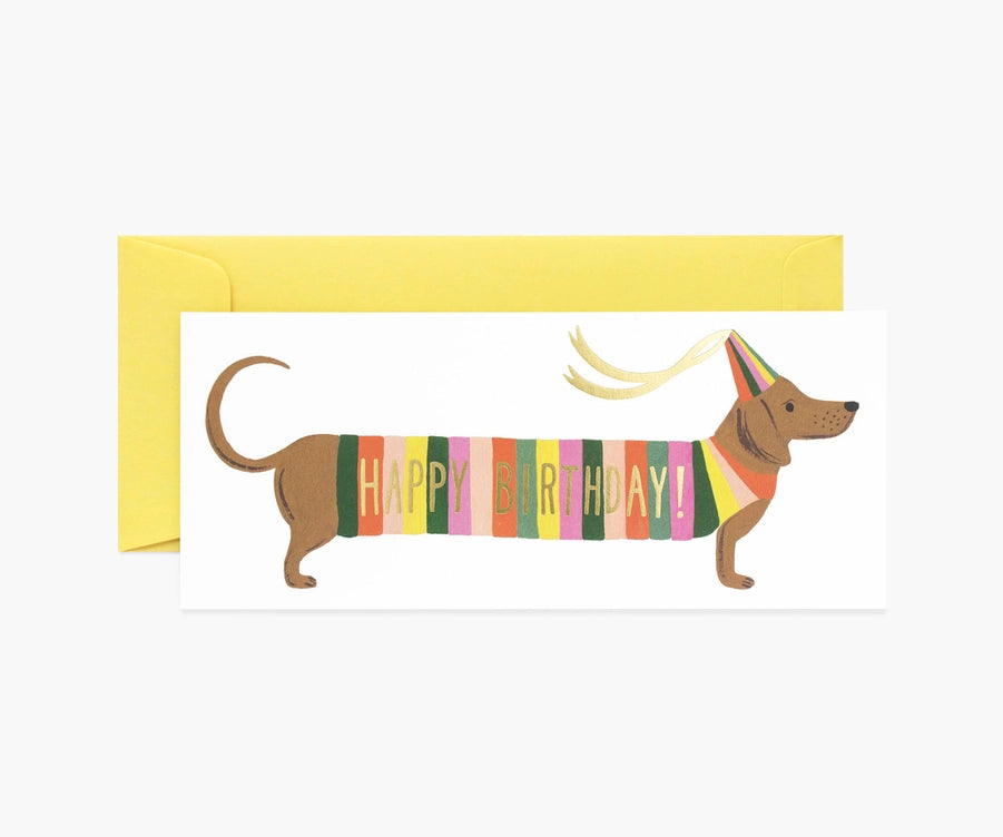 Hot Dog Happy Birthday Card by Rifle Paper Co.