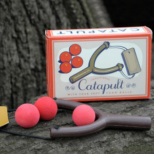 Catapult Toy With 4 Soft Foam Balls