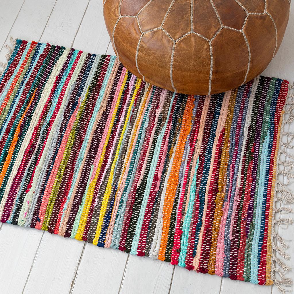 Store Rag rug. Multi-colored. 49x25