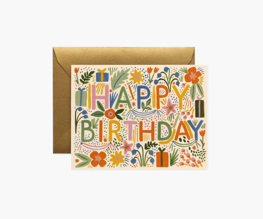 Fiesta Birthday Card by Rifle Paper Co.