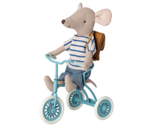 Load image into Gallery viewer, Maileg Mouse Tricycle - Petrol
