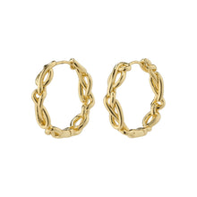 Load image into Gallery viewer, ANNEMETT Hoop Earrings Gold Plated by Pilgrim

