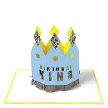 Load image into Gallery viewer, Meri Meri King Crown Birthday Card
