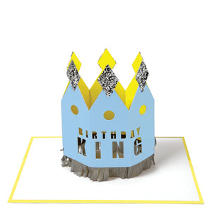 Meri Meri King Crown Birthday Card