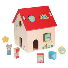 Load image into Gallery viewer, Shape Sorter Wooden Play Set by Petit Collage