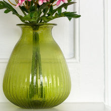 Load image into Gallery viewer, Glass Vase Ravi - Jade