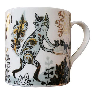 Cat Fine Bone China Mug by Lush Designs