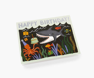 Shark Under The Sea Birthday Card by Rifle Paper Co.