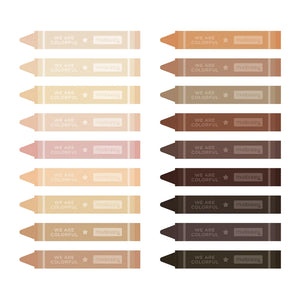 We Are Colourful Skin Tone Crayon Set