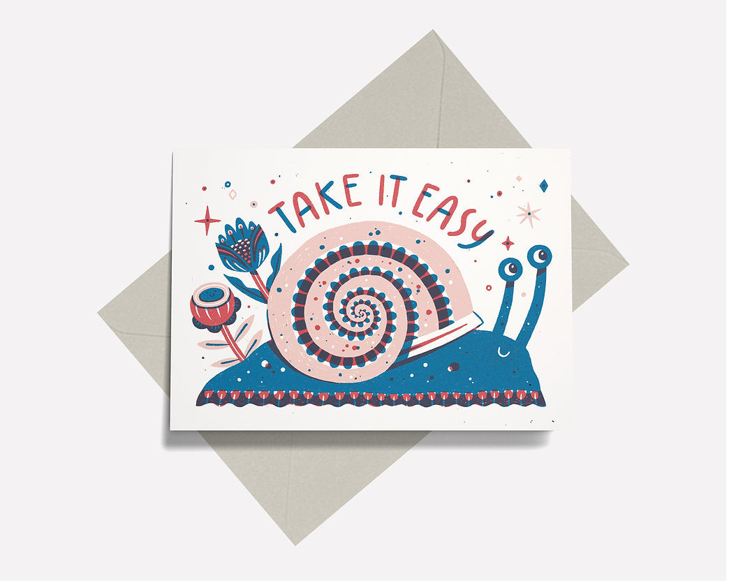 Take It Easy   Greeting Card by Printer Johnson
