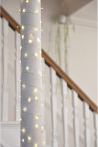 Cluster Light String , Mains Operated - 15 metres  - Silver