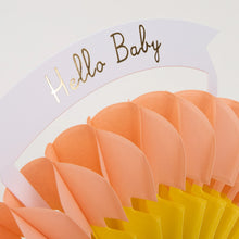 Load image into Gallery viewer, Meri Meri Honeycomb Rainbow Card - New Baby