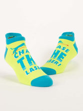 Load image into Gallery viewer, Chase The Laser Sneaker Socks by Blue Q