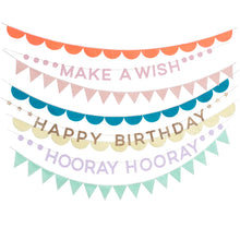 Load image into Gallery viewer, Rainbow Birthday Garland by Meri Meri