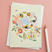 Load image into Gallery viewer, Birds In Wonderland Card by Elvira Van Vredenburgh
