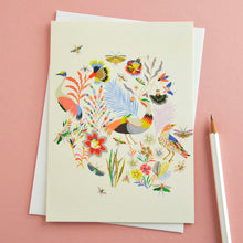 Load image into Gallery viewer, Birds In Wonderland Card by Elvira Van Vredenburgh