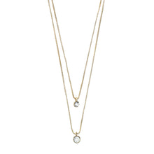 Load image into Gallery viewer, LUCIA 2-in-1 Crystal Necklace Gold-Plated by Pilgrim
