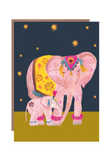 Load image into Gallery viewer, Elephant With Child Greeting Card by Hutch Cassidy
