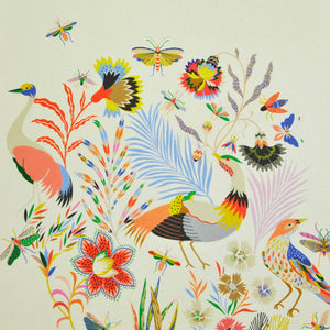 Birds In Wonderland Card by Elvira Van Vredenburgh