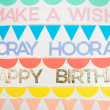 Load image into Gallery viewer, Rainbow Birthday Garland by Meri Meri