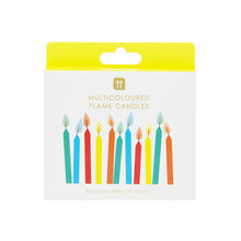 Load image into Gallery viewer, Rainbow Multicoloured Flame Candles by Taking Tables