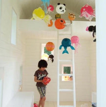 Load image into Gallery viewer, Japanese Paper Balloon Black Whale by Petra Boase