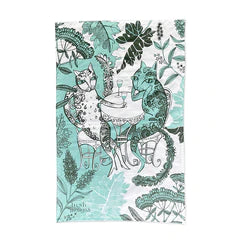 Two Cats Tea Towel by Lush Designs