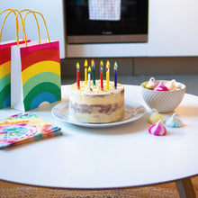 Load image into Gallery viewer, Rainbow Multicoloured Flame Candles by Taking Tables