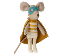Load image into Gallery viewer, Maileg Super Hero Mouse in Matchbox - Little Brother
