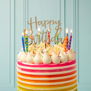 Happy Birthday Cake Topper- Talking Tables