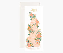 Load image into Gallery viewer, Rifle Paper Co. Tall Wedding Cake Card
