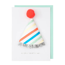 Load image into Gallery viewer, Meri Meri 1st Birthday Hat Card
