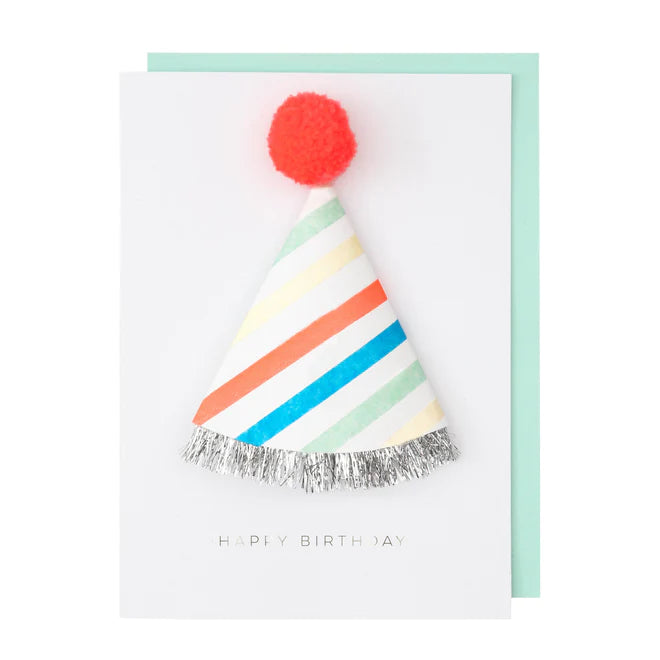 Meri Meri 1st Birthday Hat Card